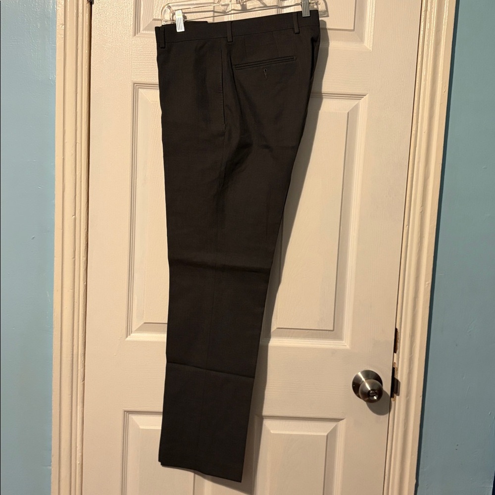 Calvin Klein Men's Charcoal Dress Pants